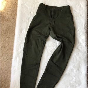 Olive Green Jeans